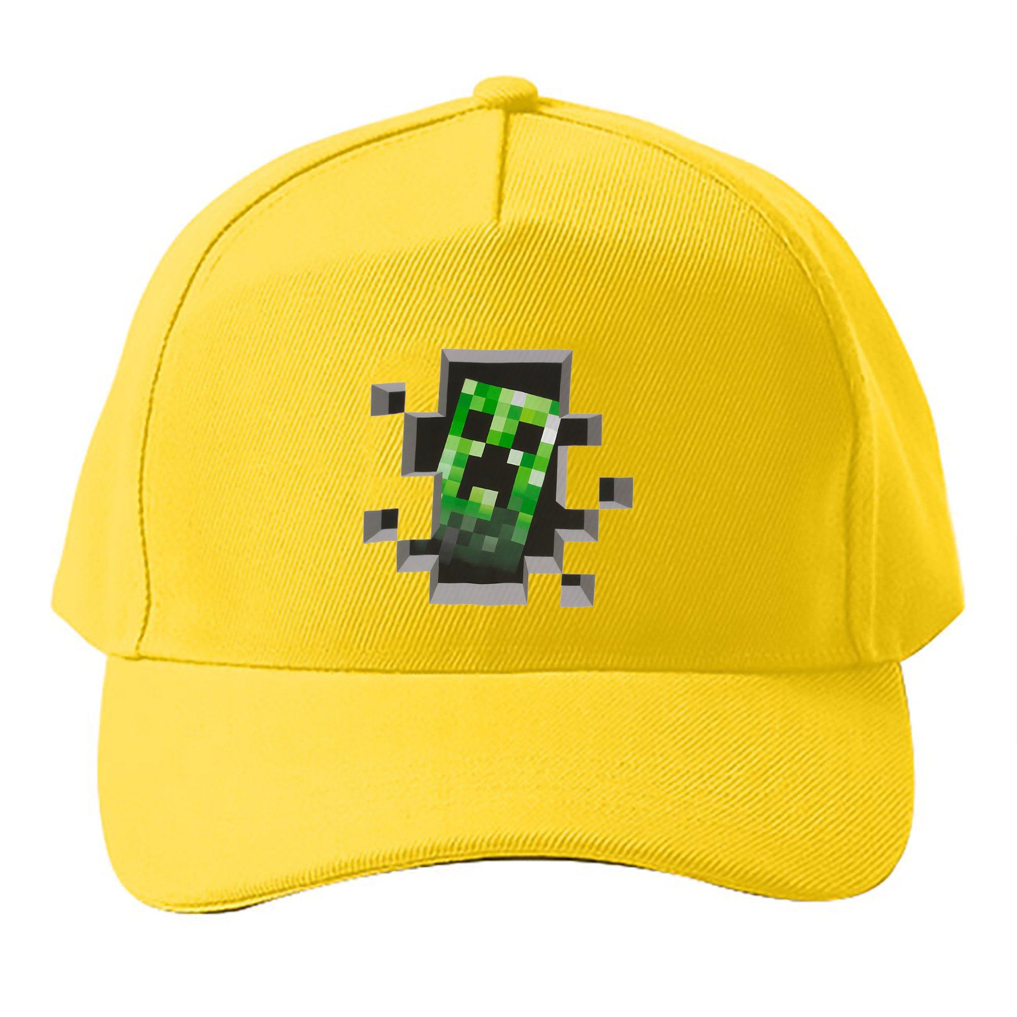 （画像用） マインクラフト ブロックの世界 Minecraft MC Block world ベースボールキャップ 綿100％ 男女兼用 帽子 スポーツ